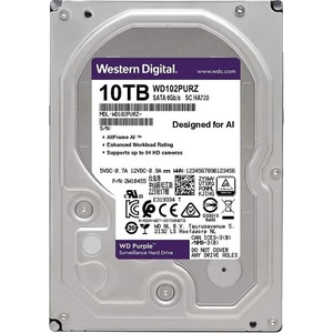 Western Digital 3.5" 10 Tb Purple WD102PURZ Sata 3.0 7200 Rpm Harddisk