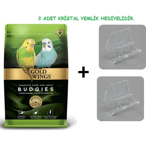 Gold Wings Premium Muhabbet Kuşu Yemi 1 kg (Yemlik Hediye)