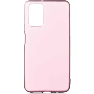 Tekno Grup Xiaomi Redmi 9t Kılıf Mat Premium Silikon Kılıf + Cam Ekran Koruyucu Rose