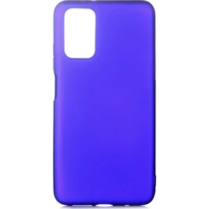 Tekno Grup Xiaomi Redmi 9t Kılıf Mat Premium Silikon Kılıf + Cam Ekran Koruyucu Saks Mavi
