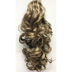 Prenses Peruk 55 cm Dalgalı Model Kelebek Tokalı Sentetik Postiş