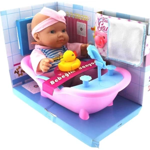 Toru Toys Mega Oyuncak  Baby Gadi Bebeğim Banyoda