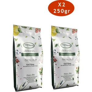 Saint Martin Bergamot Aromalı Siyah Çay 250 gr x 2'li