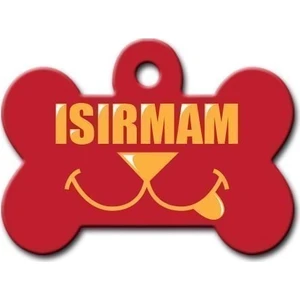Pet Tag Art Isırmam Kemik Köpek Künyesi