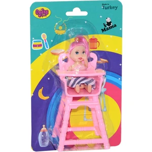 Oydaş Oyuncak 02427 Kartela Mama Sandalyesi ve Bebek