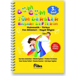 Fides Yayınları 3. Sınıf Güm Güm Tüm Dersler Başarı Defterim
