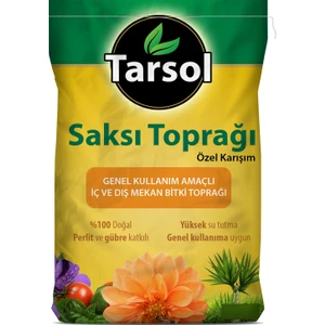 Tarsol Torf Saksı ve Çiçek Toprağı Özel Formül 20 Lt