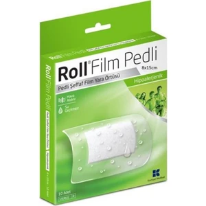 Film Pedli 8x15 cm 10'lu Steril Pedli Film Yara Örtüsü Su Geçirmez