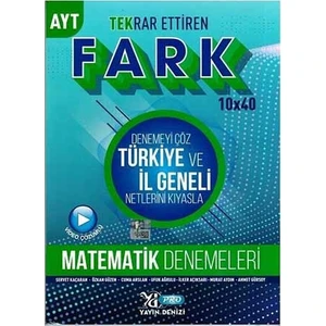 Yayın Denizi Yayınları AYT Matematik Fark Tekrar Ettiren 14 x 40 Denemesi