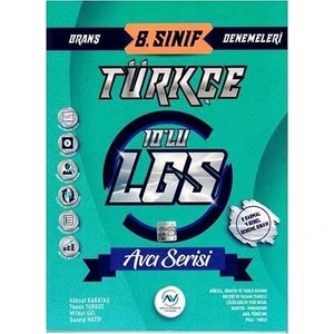 Av Akıllı Versiyon Yayınları 8. Sınıf LGS Türkçe 10 lu Denemesi - Köksal Karataş