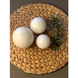 Gizemli Home 3 Lü Set Top Mum Krem