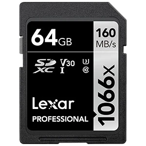 64GB 1066X Sd Hafıza Kartı Uhs-I C10 V30 4K (160MB/S)