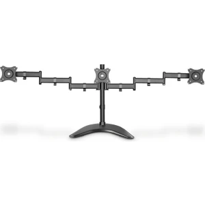 Ayaklı Üçlü Monitör Tutucusu 13-27", 3 x 8 kg (Maks.), Siyah
