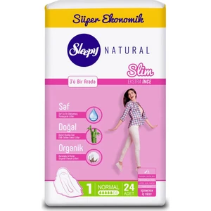 Natural Slim Ekstra Ince Normal 24 Ped