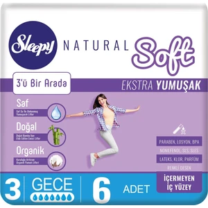 Natural Soft Ekstra Yumuşak Gece 6 Lı