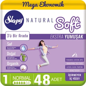 Natural Soft Ekstra Yumuşak Normal 48 Ped