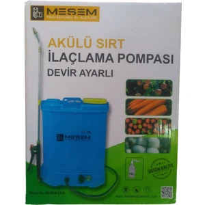 Cegel Ziraat Şarjlı Meşem 16 Litre Ilaçlama Pompası