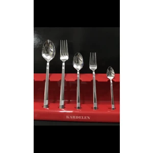 6 Kişilik 30 Paçrça Turkuaz Kaşık Çatal Seti