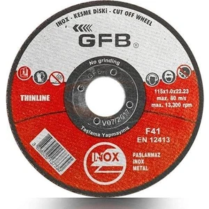 Inox Metal Kesici Taş Disk 5'li