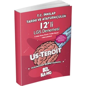 Ünlü Yayınları 8. Sınıf Us Teroit 12'li T.C. İnkilap LGS Denemesi