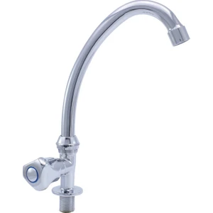 Alfa Tek Girişli Tezgah Üstü Lavabo Bataryası