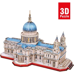 Cubic Fun Aziz Paul Katedrali 3D Puzzle (Büyük Boy ve Iç Görünüml