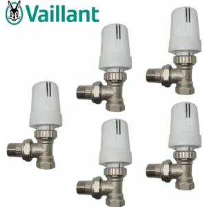 Köşe Termostatik Radyatör Vanası 1/2" (5'li Paket)