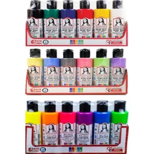 Monalisa Akrilik Boya Seti 6'lı + Pastel 6'lı + Multi Fosforlu Chalky 6'lı