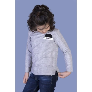 Erkek Çocuk Cep Üstü Şeritli T-Shirt