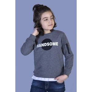 Erkek Çocuk Handsome Baskılı Sweatshirt