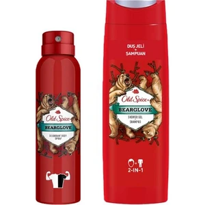 Old Spice Bearglove 2'li Set Deodorat + Duş Jeli