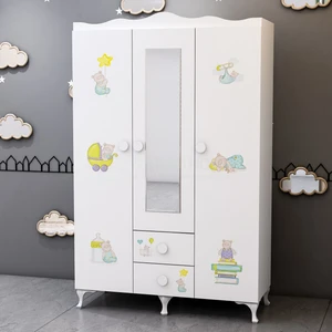Garaj Home Ayıcık 3 Kapaklı Dolap