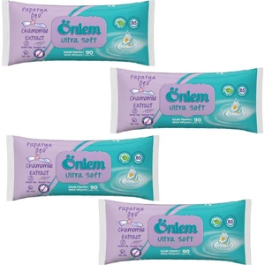 Islak Mendil 90'lı x 4 Papatya Kokulu