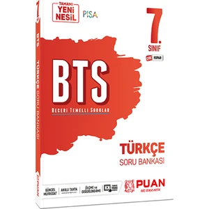 Puan Yayınları 7. Sınıf Türkçe BTS Beceri Temelli Soru Bankası
