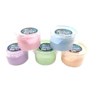 5 Adet Yuvarlak Hazır Slime Belgeli Oyun Hamuru Eğitici Jel