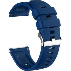Huawei Watch Gt 2e 46mm Kordon Silikon Kançalı Birebir Uyumlu Lacivert