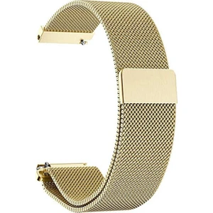 Huawei Watch Gt2 46mm Hasır Metal Kordon Örgü Tam Altın