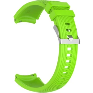 Oppo Watch 46mm Kordon Silikon Kançalı Ayarlanabilir Yeşil
