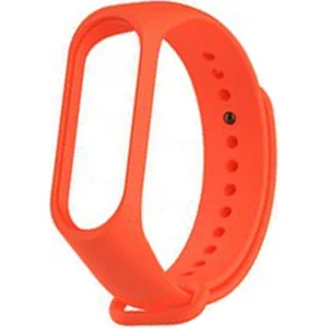 Xiaomi Mi Band 4 Kılıf Silikon Kordon Turuncu
