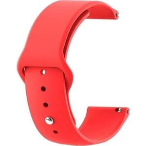 Xiaomi Mi Watch Revolve Kordon Mat Silikon Kırmızı