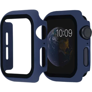 Apple Watch Se 44 mm Ekran Koruyucu Full Glue Gard Lacivert
