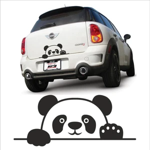 Quart Aksesuar Panda Bagajdan Bakan Panda Oto Cam Sticker