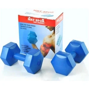 Fitness Spor Dambıl Ağırlık Seti 6 kg Köşeli Plastik