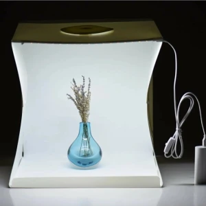 Portatif LED Işıklı Ürün Fotoğraf Çekim Çadırı 40X40CM Ledli Çadır