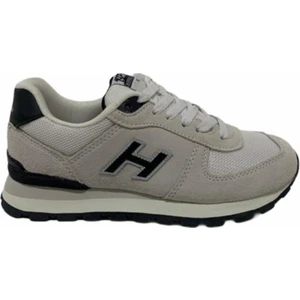 Hammer Jack 102 19250-G Deri Koyu BeyazKadın Sneaker