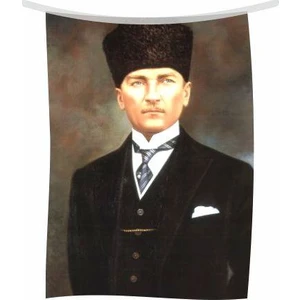 Atatürk Posteri Parlak Kumaş No:9 50 x 75 cm
