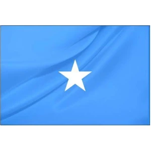 Somali Ülke Bayrağı Parlak Kumaş 50 x 75 cm