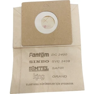 Sarcool  Fantom Sinbo Simtel King Elektrikli Süpürge Torbası