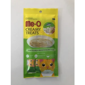 Me-O Meo Kremalı Mavi Yüzgeçli Orkinos Balıklı Kedi Sıvı Ödül Maması 60GRX12 Paket