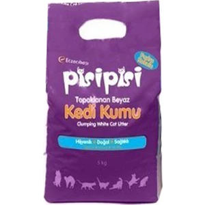 Pisi Pisi Eczacıbaşı Pisipisi Kalın Taneli Doğal Kedi Kumu 10 kg (12 Lt)